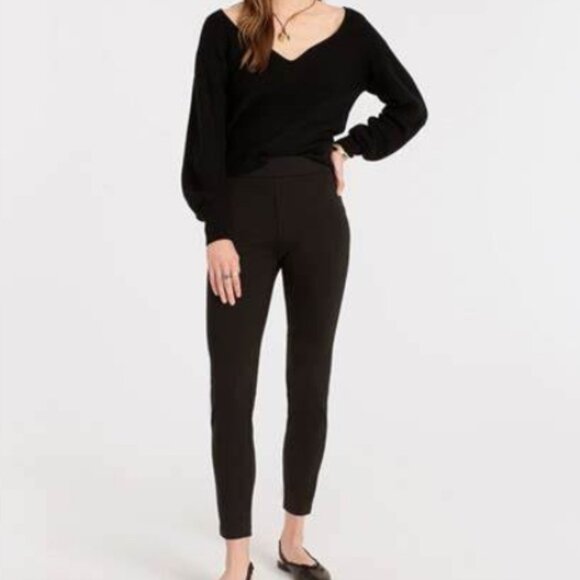 New, J. Crew Stretch Ponte Back Zip Pixie Pant - Picture 1 of 15